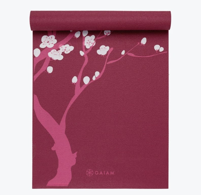 Gaiam Premium Pink Cherry Blossom Yoga Mat