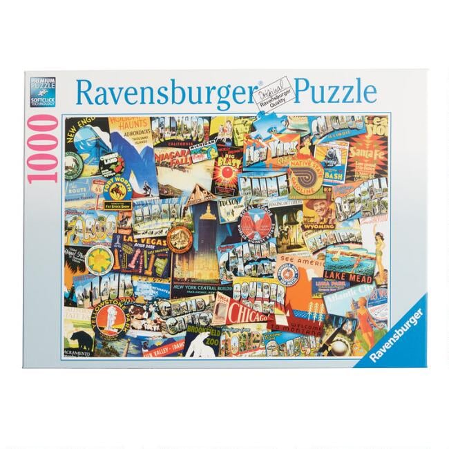 Ravensburger Road Trips of the USA 1000 Piece Puzzle