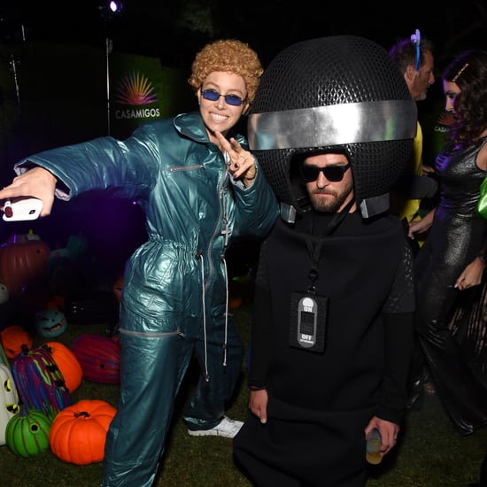 Jessica Biel Dressed Up as Justin Timberlake For Halloween