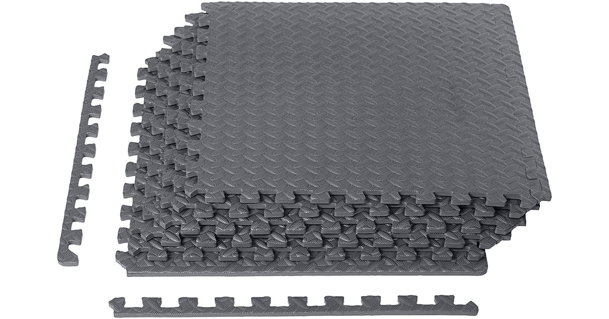 AmazonBasics Exercise Mat With EVA Foam Interlocking Tiles Best