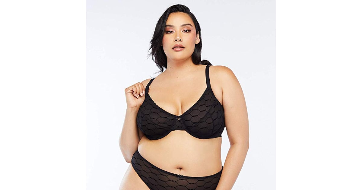 Savage X Fenty Women S Flocked Logo Unlined Bra Rihanna S Latest Savage X Fenty Line Is Steamy Spicy And Shoppable On Amazon Popsugar Fashion Photo 2