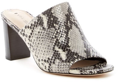 Via Spiga Wynola Snake Embossed Mule