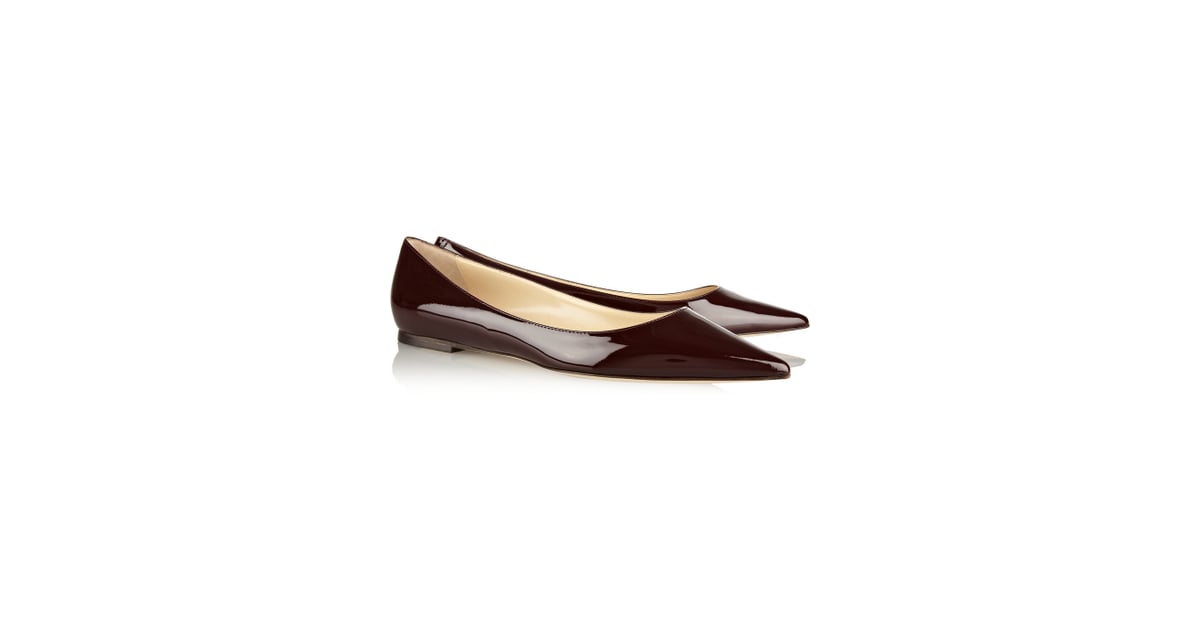 jimmy choo pointed flats