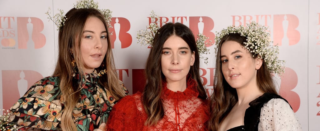 Este Haim Interrupts Cheryl and Liam Payne at Brit Awards
