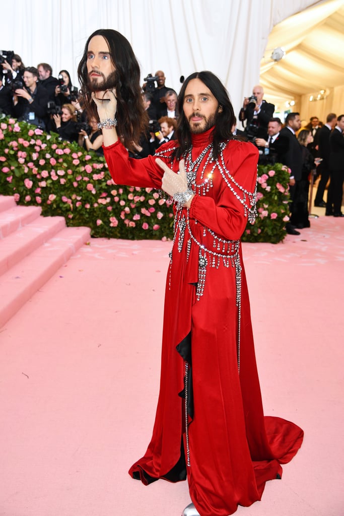 Jared Leto Carries Head at the Met Gala 2019