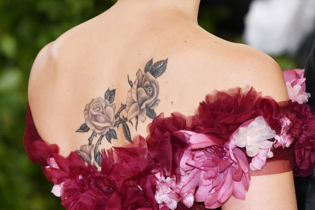 Scarlett Johansson's Back Tattoo