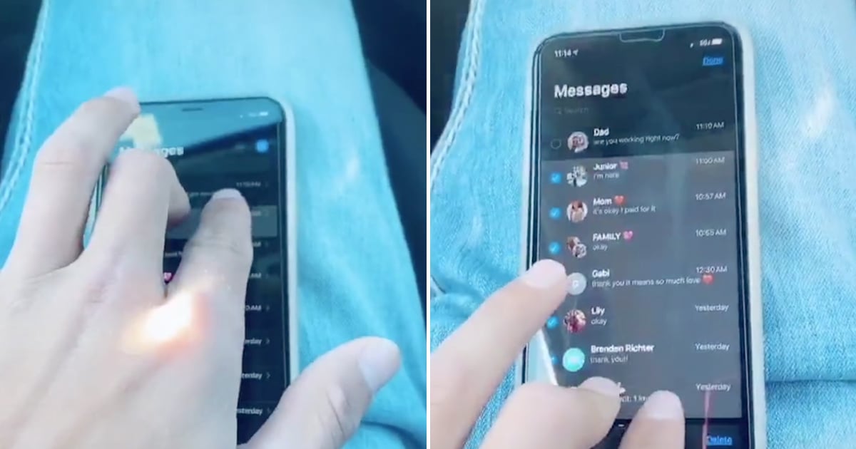 how to delete all text messages at once on iphone 11