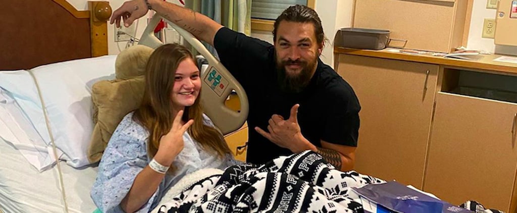 Jason Momoa Visits Patients at the UPMC Children's Hospital