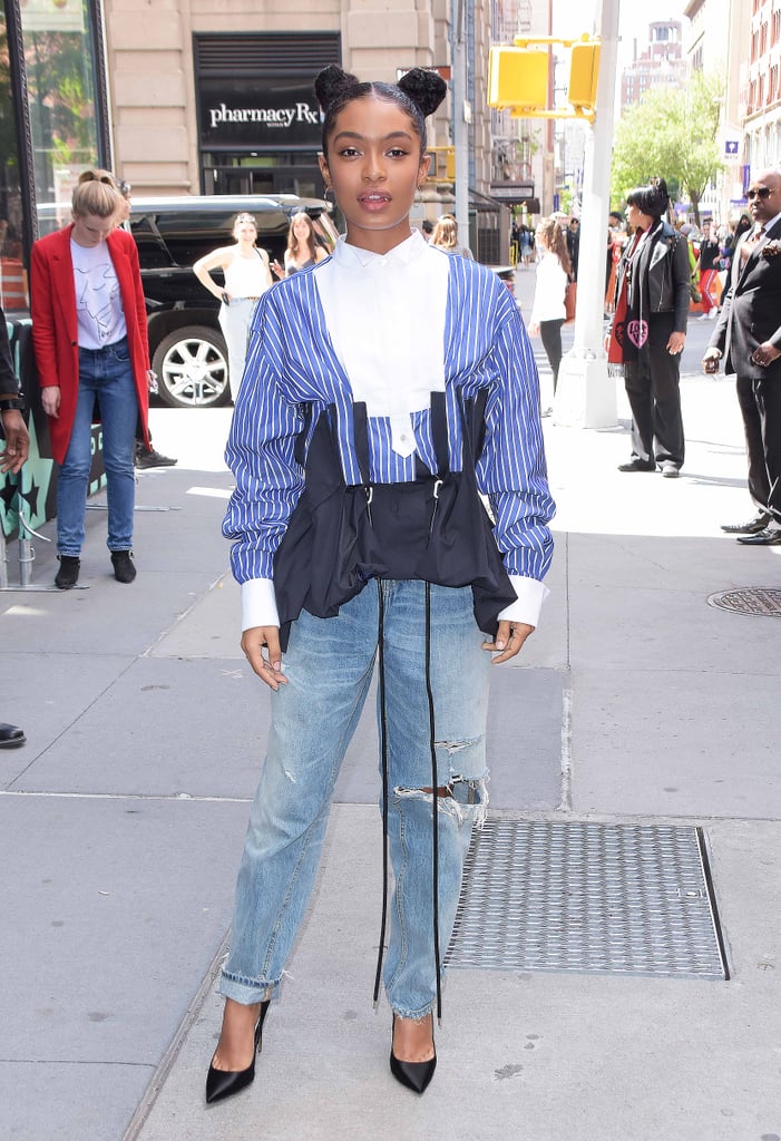 How to Wear Jeans: Yara Shahidi