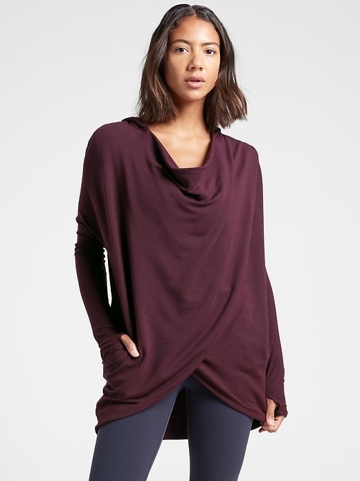 Athleta Purana Wrap Sweatshirt