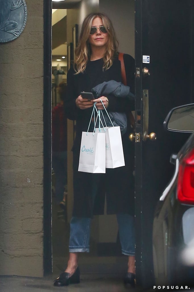 Jennifer Aniston Gucci Loafers