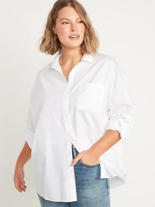 Oversized Boyfriend Long-Sleeve Shirt