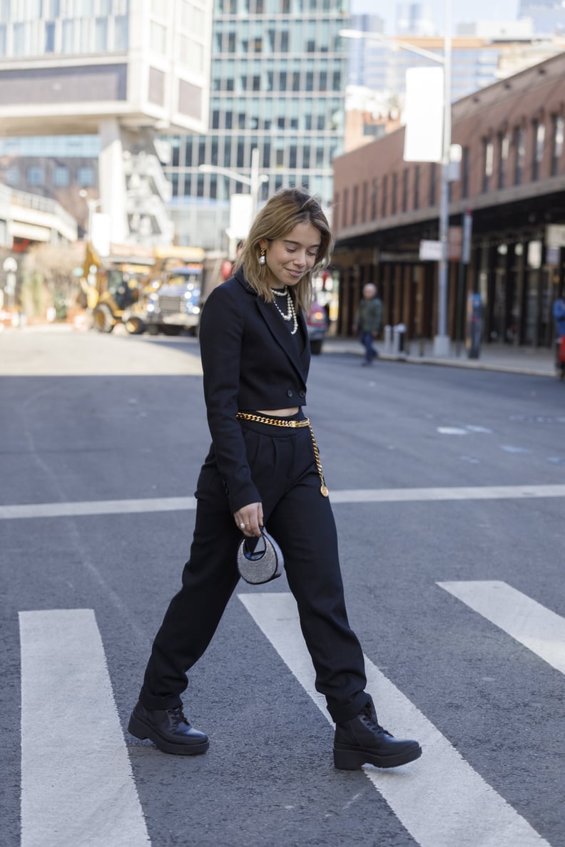 Look Back at NYFW Fall 2023 Fashion Week Street Style: Personalized Suiting
