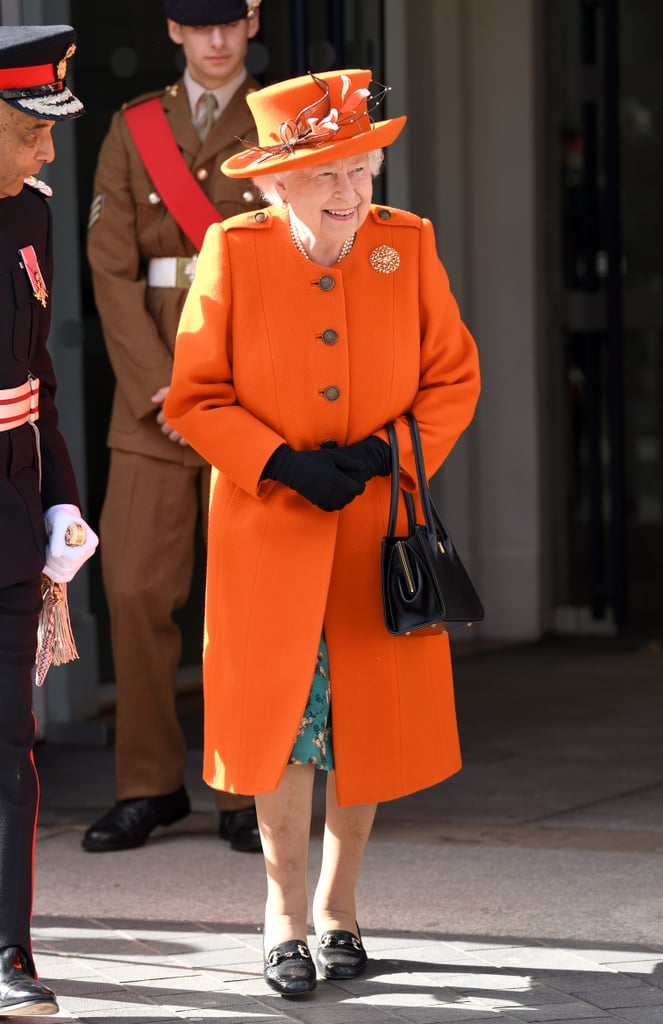 Queen Elizabeth II's Orange Outfit March 2019