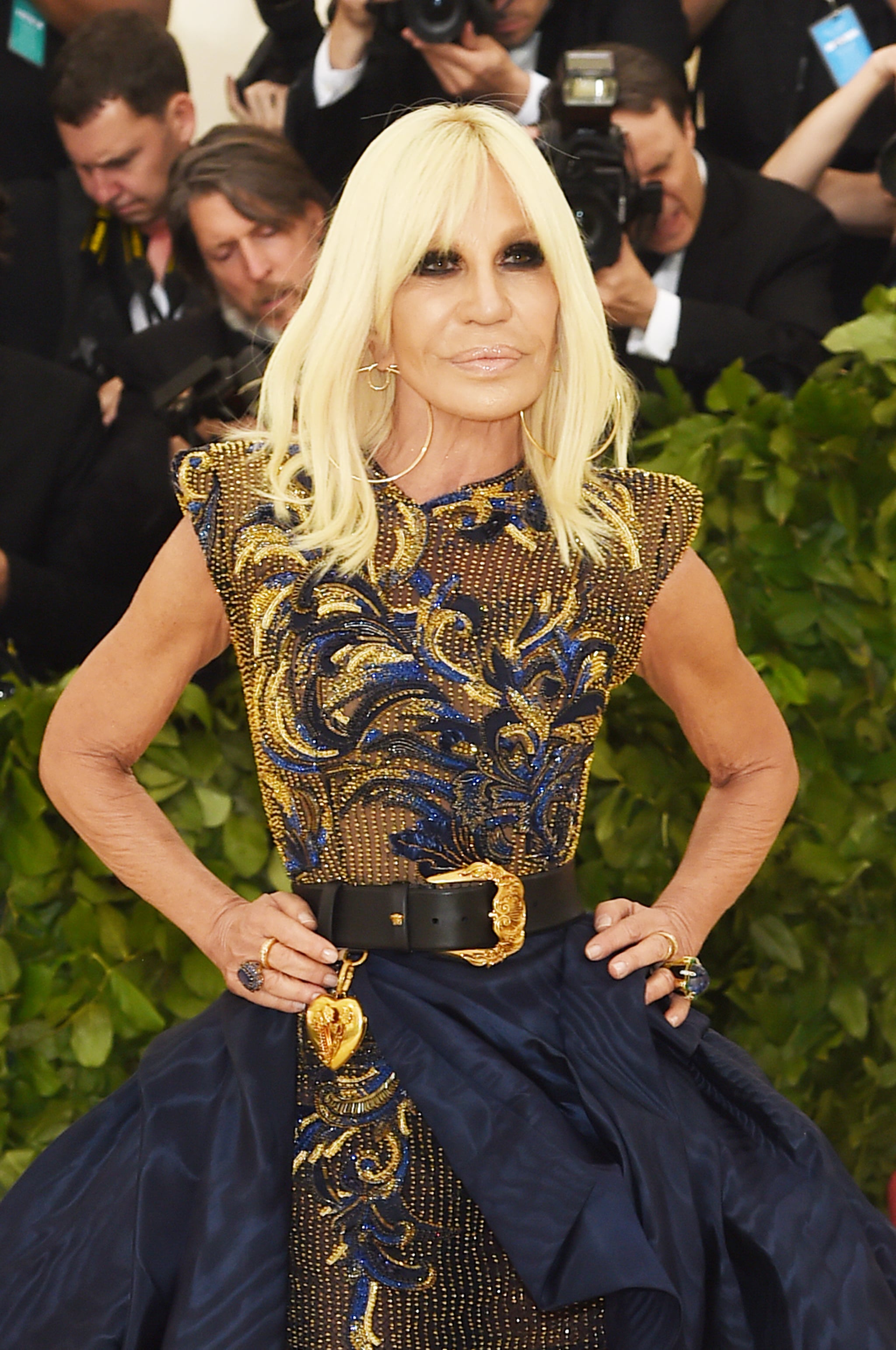 donatella versace in the dress