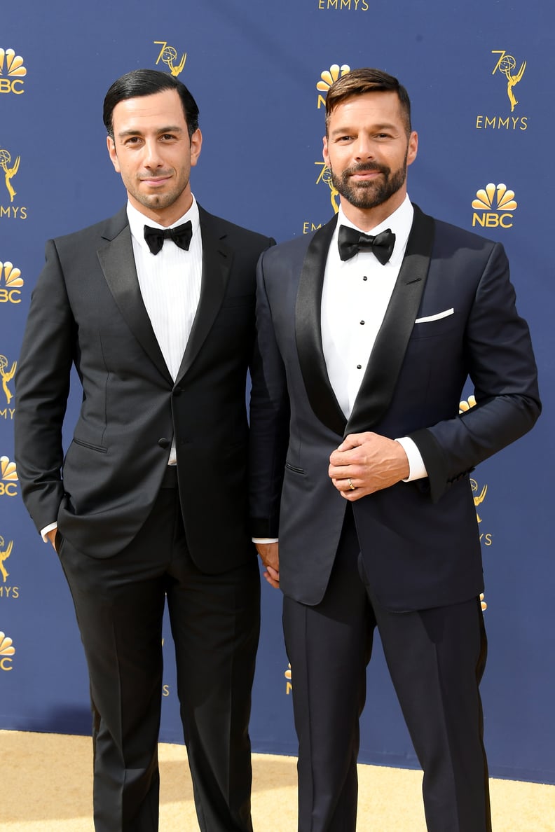 Jwan Yosef and Ricky Martin