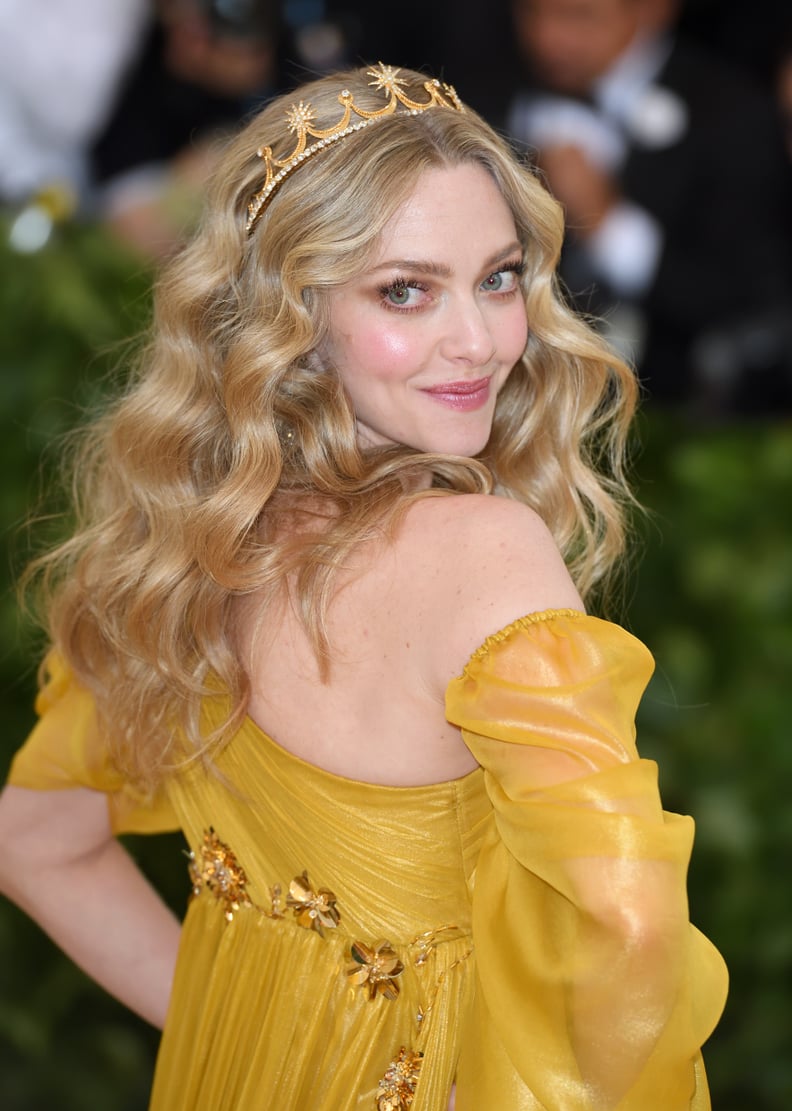 NEW YORK, NY - MAY 07:  Amanda Seyfield attends the Heavenly Bodies: Fashion & The Catholic Imagination Costume Institute Gala at Metropolitan Museum of Art on May 7, 2018 in New York City.  (Photo by Karwai Tang/Getty Images)