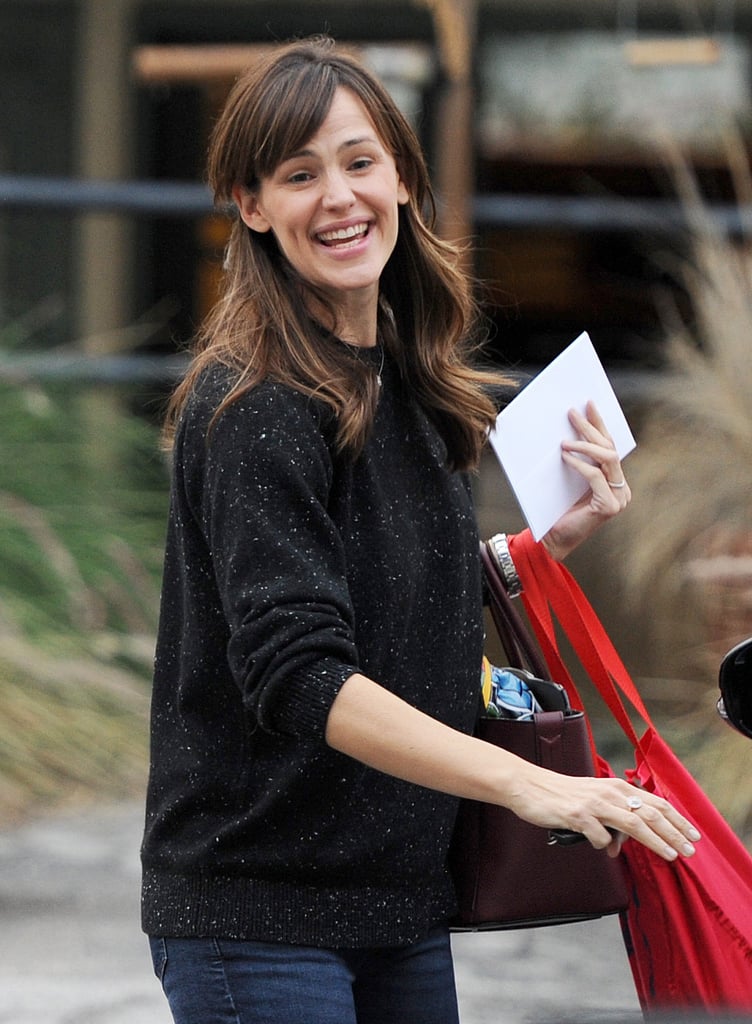 Jennifer Garner was all smiles in LA on Wednesday.