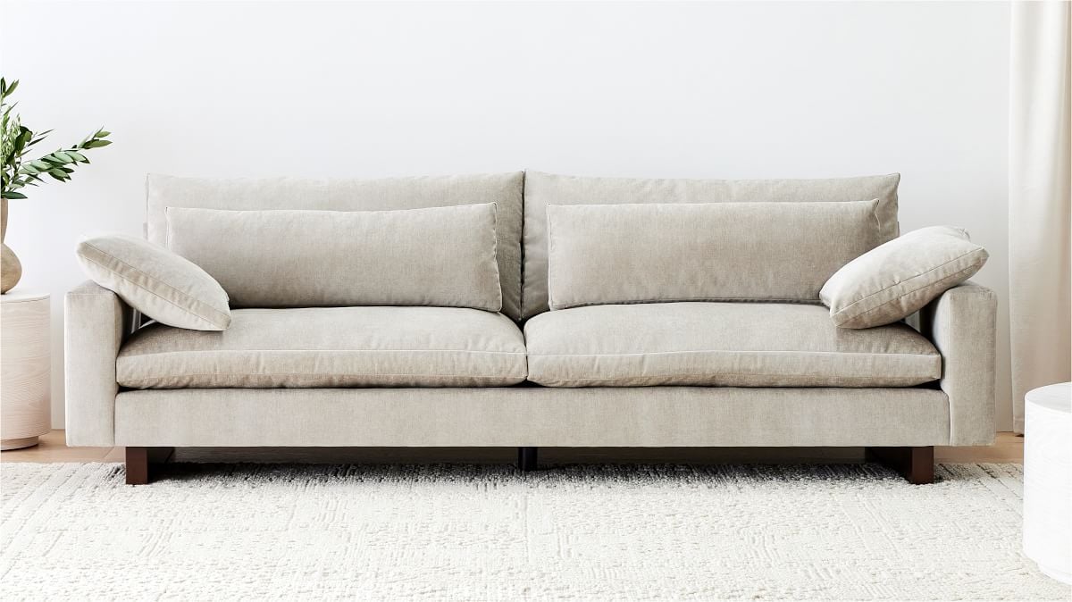 Oversized online cushion couch