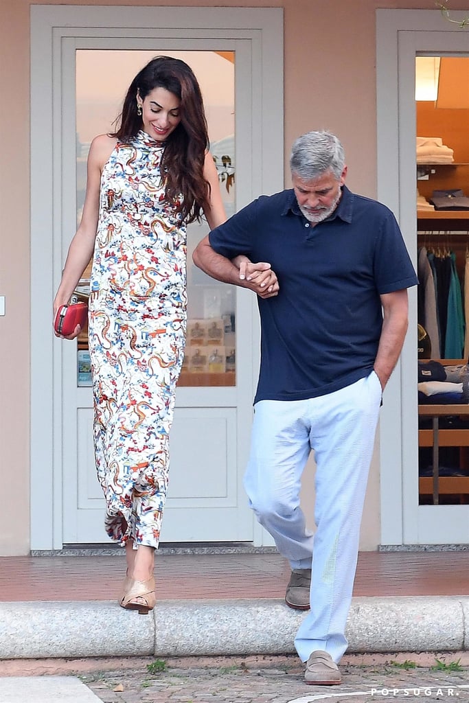 George and Amal Clooney Holding Hands in Italy June 2018