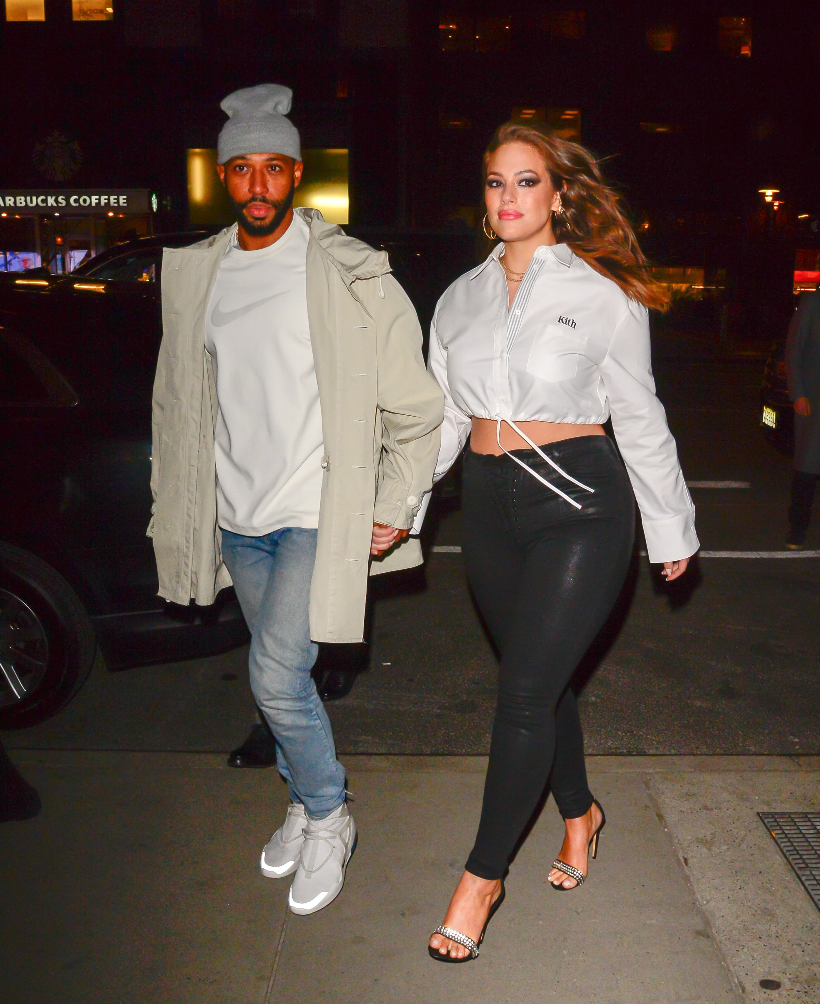 Ashley Graham s Black Stilettos January 2019 POPSUGAR Fashion