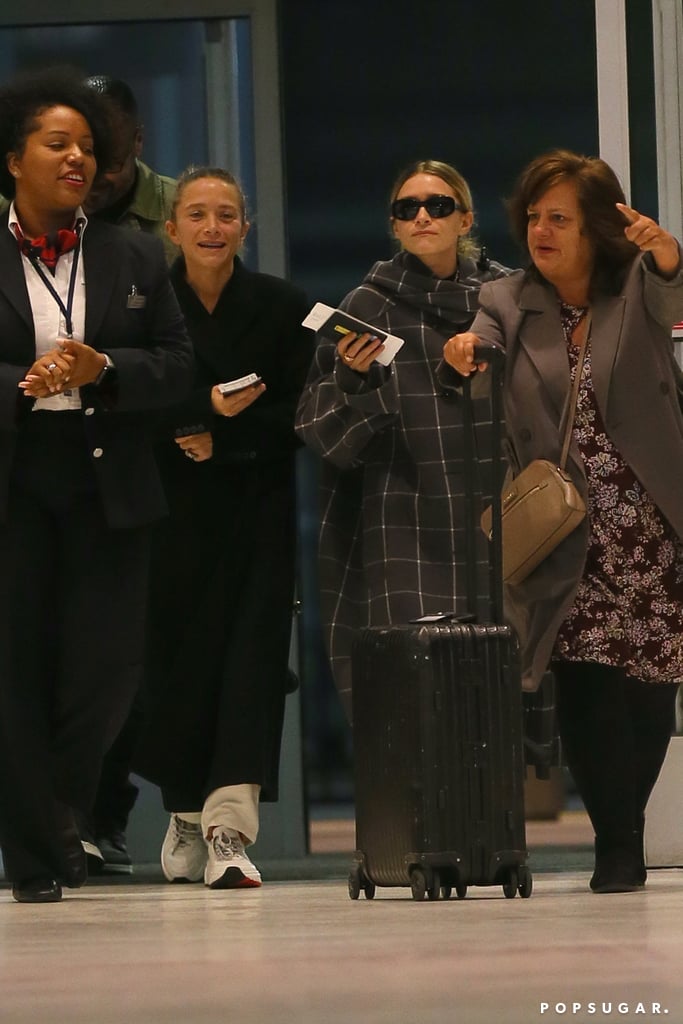 Mary-Kate and Ashley Olsen at JFK Airport