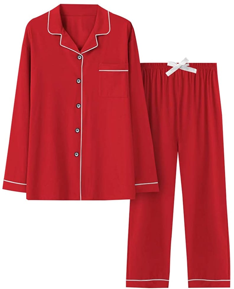 Colorfulleaf Long-Sleeve Pajama Set
