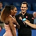 Serena Williams and Roger Federer Mixed Doubles Match 2019