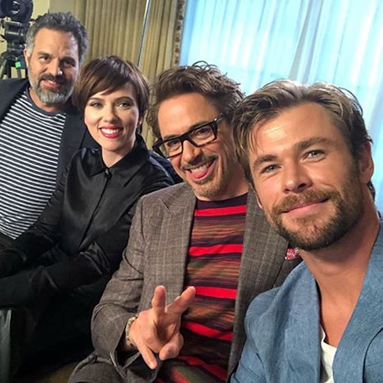 Avengers Cast Instagram Pictures