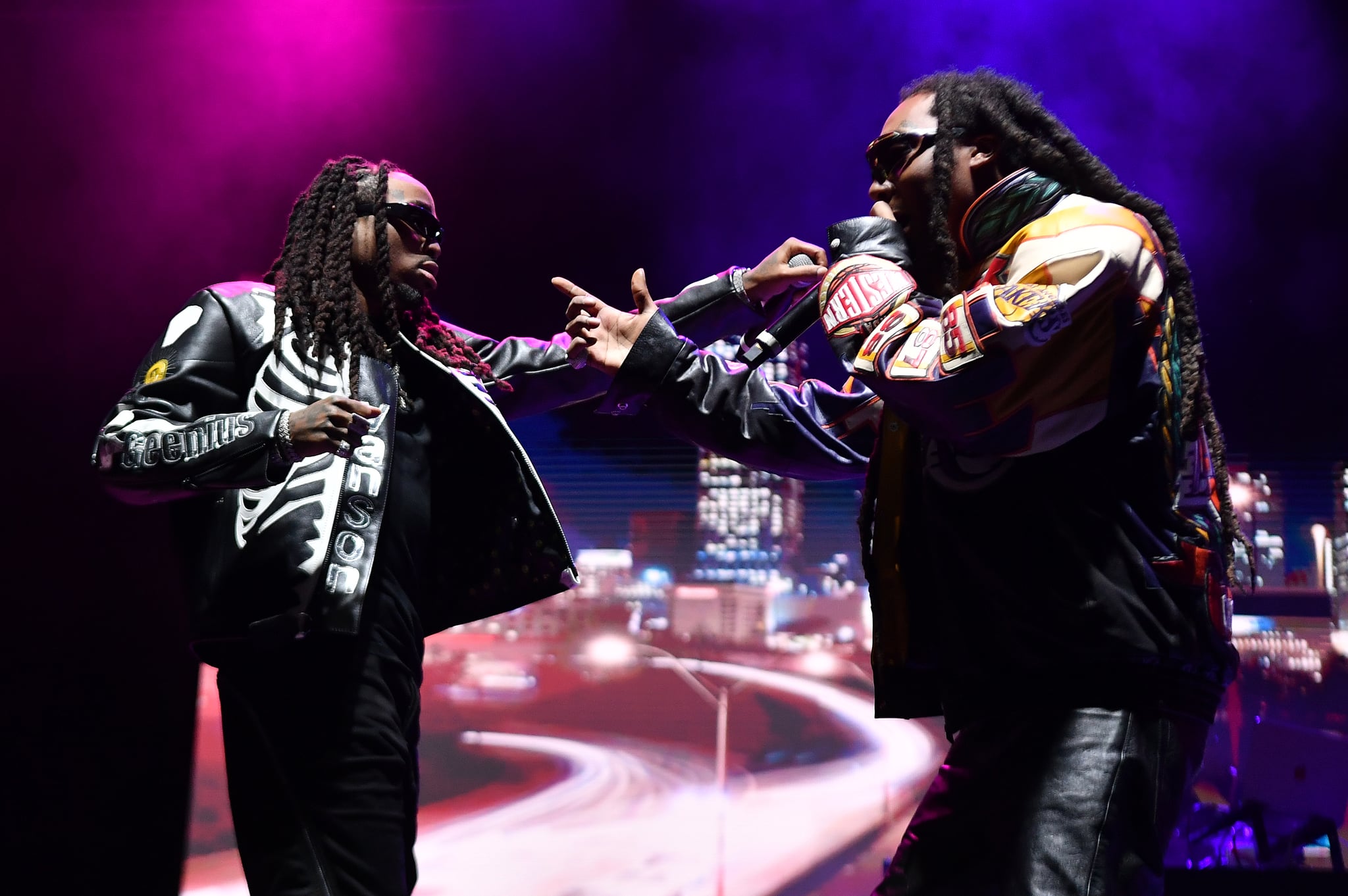 Quavo and Takeoff performing at the 2022 ONE MusicFest in Atlanta, Georgia.