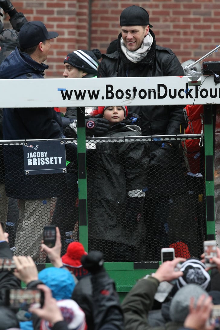 Tom Brady and Son at New England Patriots Parade 2017 | POPSUGAR Celebrity Photo 9