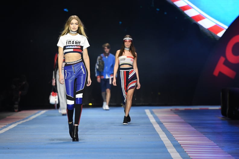 Bella Walked Right Behind Gigi on the Tommy Hilfiger Runway