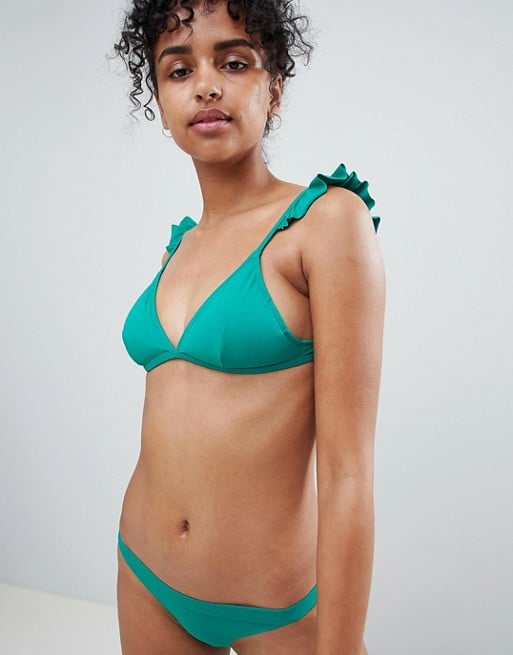 Monki Ruffle Strap Bikini