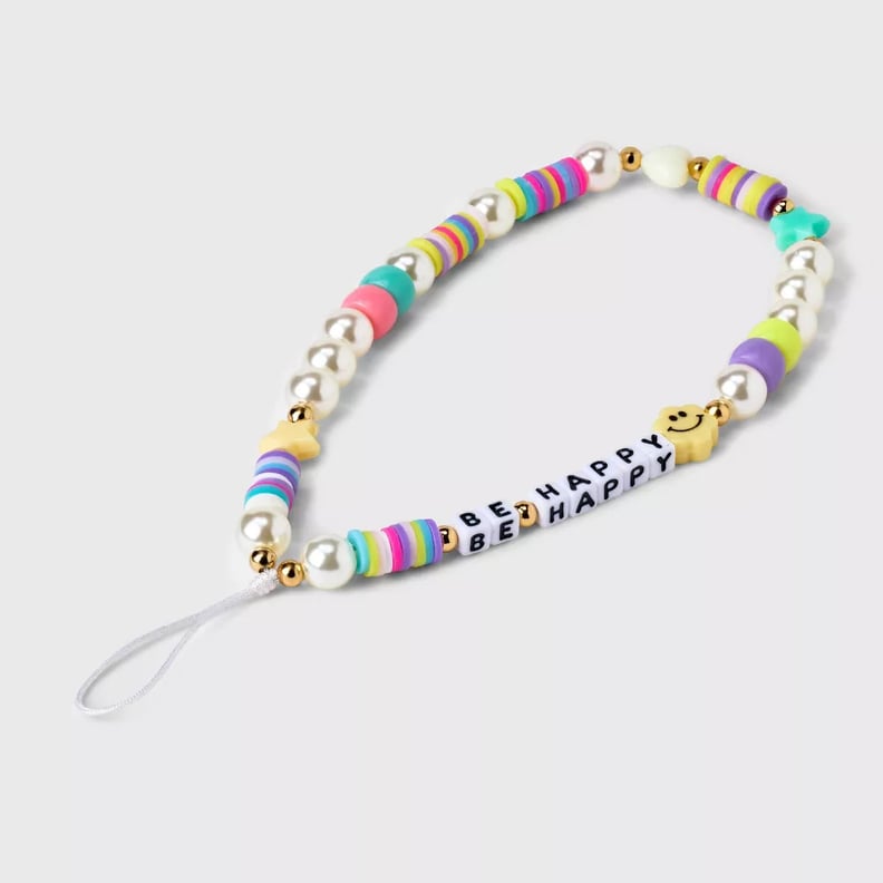 Be Happy - Lucky Symbols Bracelet  White Beaded Bracelet – Little Words  Project