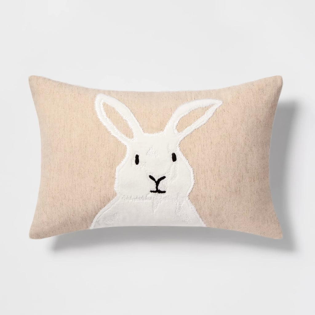 Lumbar Bunny Throw Pillow