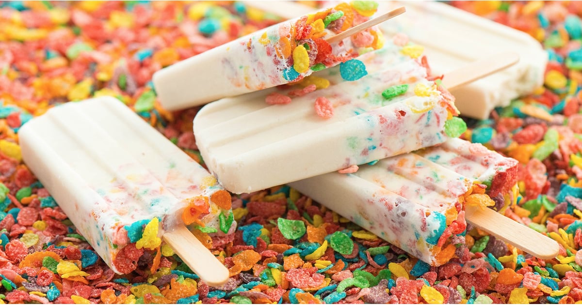 Coconut Milk and Fruity Pebbles Popsicles Recipe POPSUGAR Latina