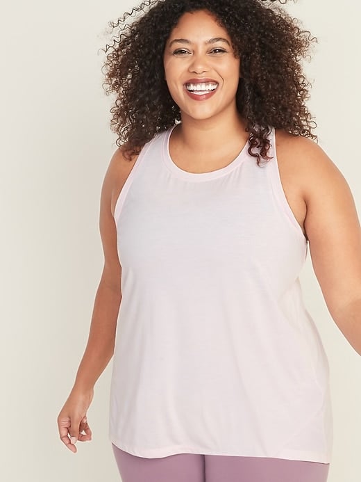 Old Navy Plus-Size Pleated-Back Performance Swing Tank