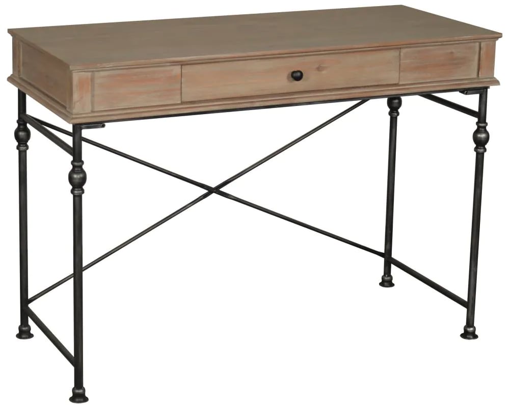 allen + roth Brown Pine Writing Desk