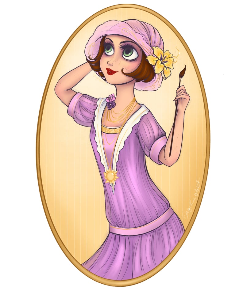 1920s Rapunzel From Tangled