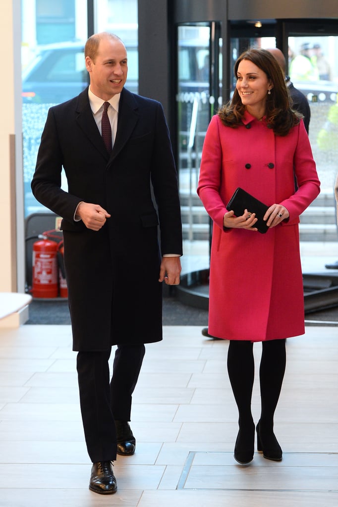Kate Middleton Pink Mulberry Coat POPSUGAR Fashion Photo 5