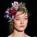 Marchesa Flowers Sewn Hair New York Fashion Week Fall 2017