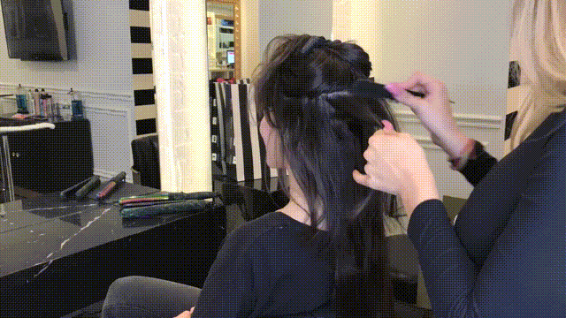 Step 2: Applying the Hair Extensions