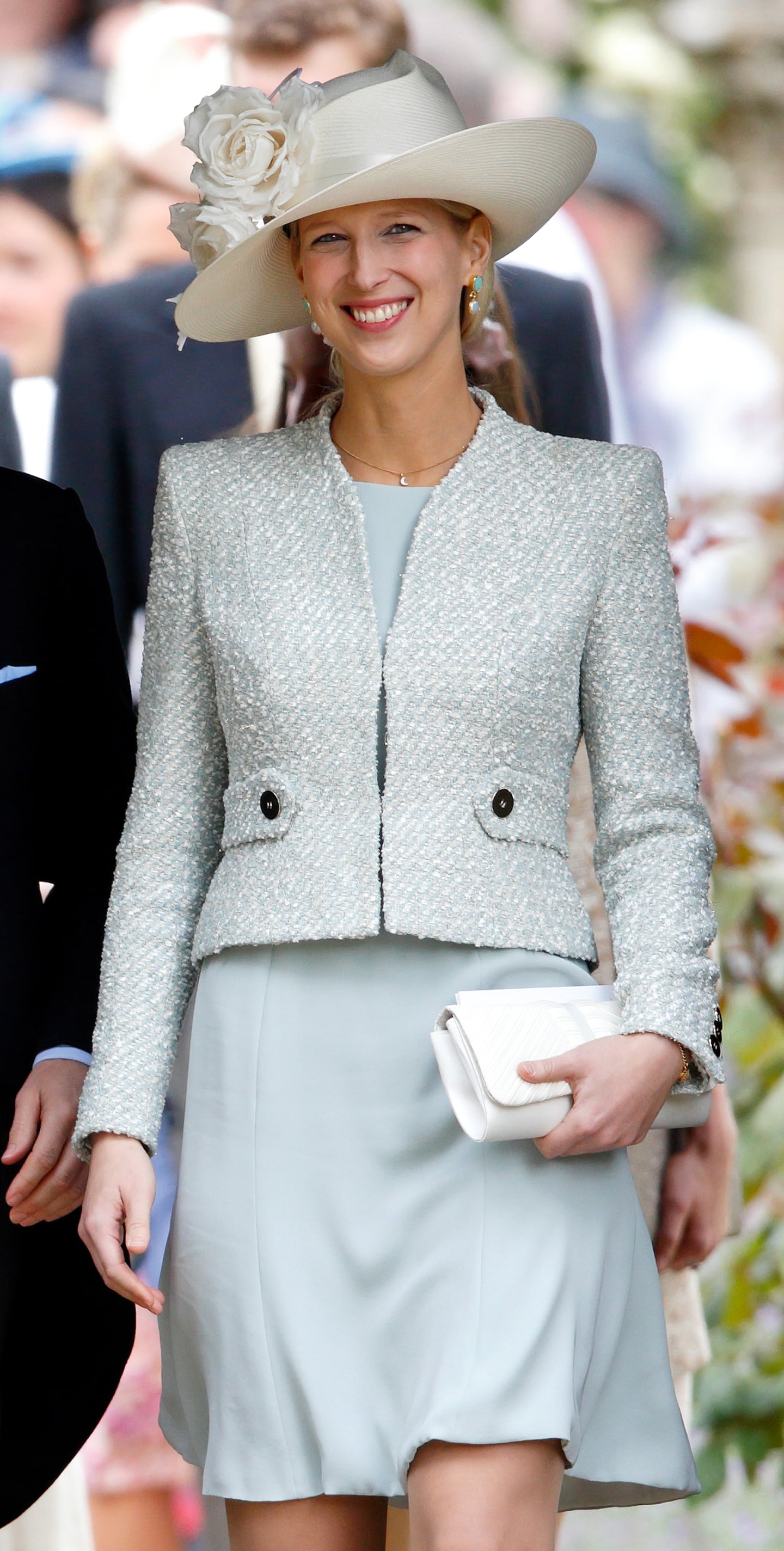 ENGLEFIELD GREEN, UNITED KINGDOM - MAY 20: (EMBARGOED FOR PUBLICATION IN UK NEWSPAPERS UNTIL 48 HOURS AFTER CREATE DATE AND TIME) Lady Gabriella Windsor attends the wedding of Pippa Middleton and James Matthews at St Mark's Church on May 20, 2017 in Englefield Green, England. (Photo by Max Mumby/Indigo/Getty Images)