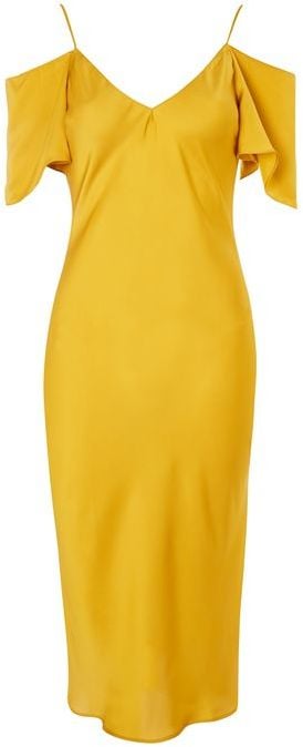 Ask us what we're wearing to a wedding and we'll point to this cold-shoulder number ($85).