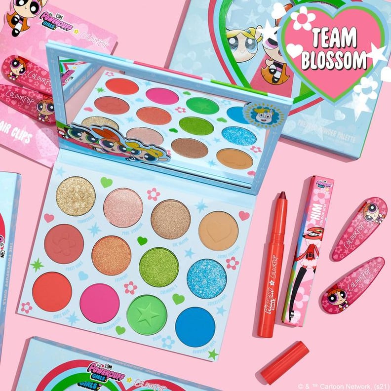 ColourPop x Powerpuff Girls Awesome Blossom Eye & Tool Makeup Set