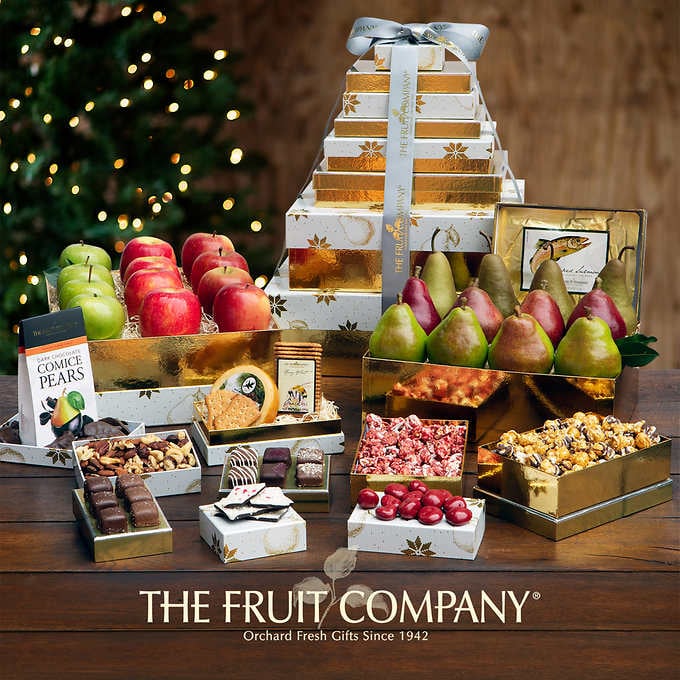 The Fruit Company Grand 12-Box Holiday Tower