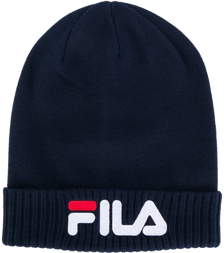 Fila Ribbed Hem Logo Beanie