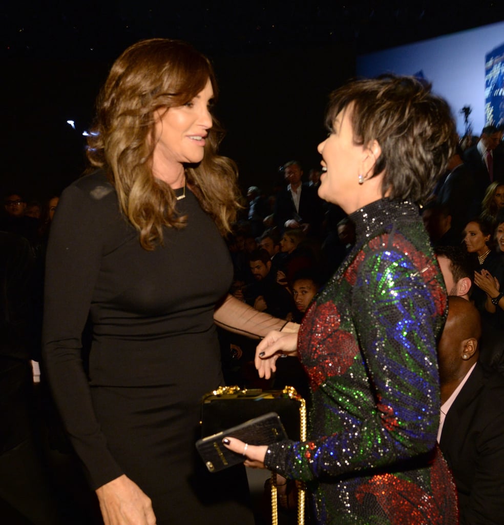 Kris and Caitlyn Jenner at the Victoria's Secret Show 2015