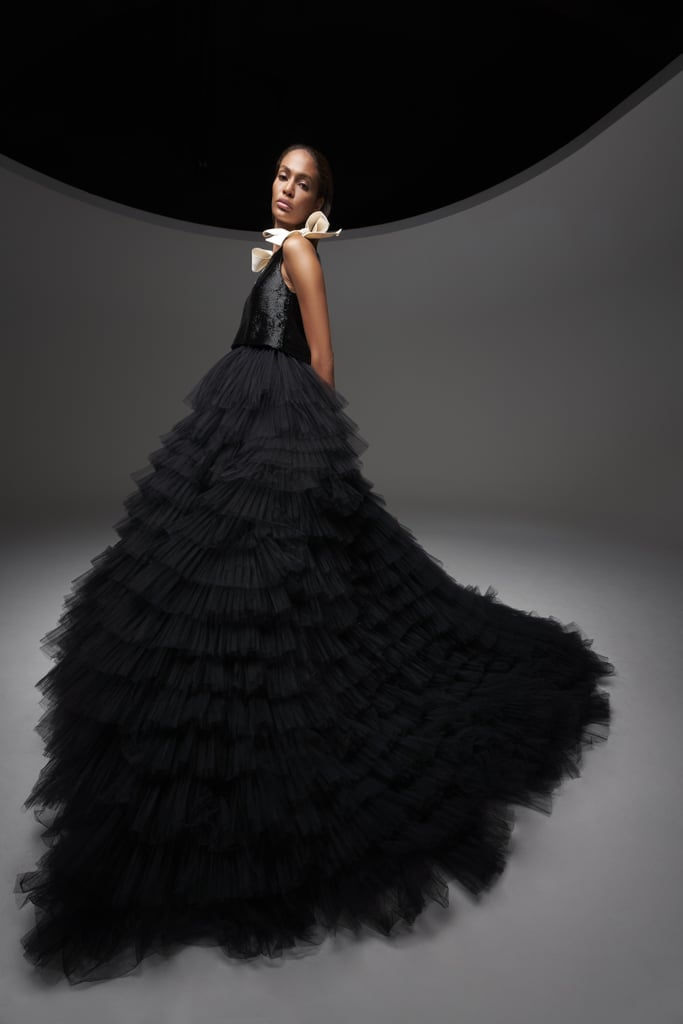 Joan Smalls Models Giambattista Valli's Couture Collection
