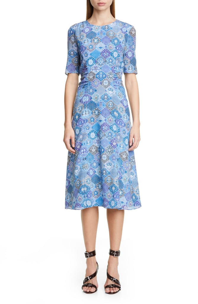 Altuzarra Tile Print A-Line Midi Dress